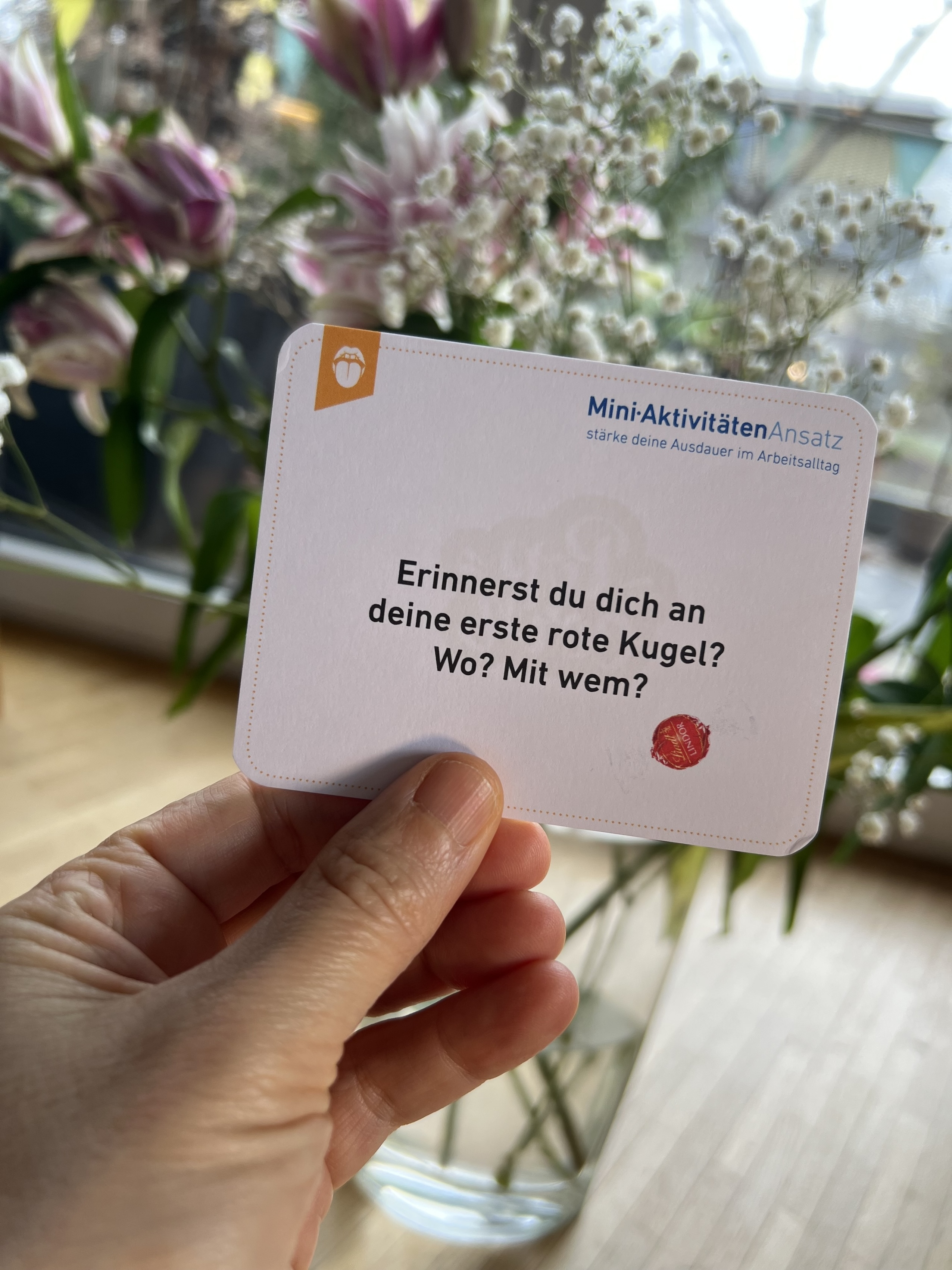 Humorvolle, gustatorische MiniAktivitäten Karten